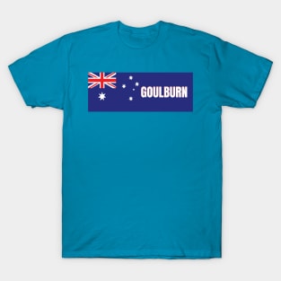 Goulburn City in Australian Flag T-Shirt